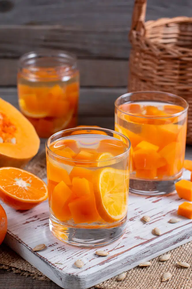 Апельсиновый напиток с мякотью