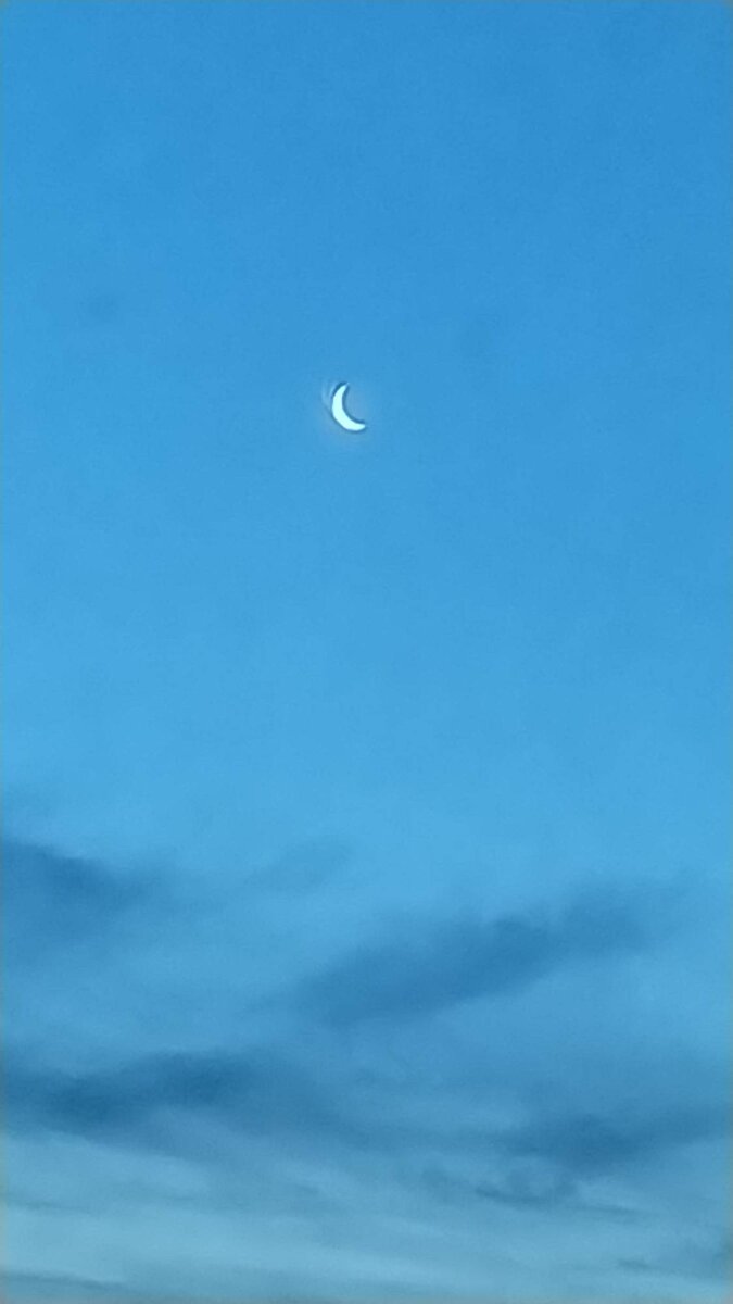 Фото автора. Вышел Снеговичок рано утром, ещё солнышко не проснулось и дорогу ему освещал месяц.