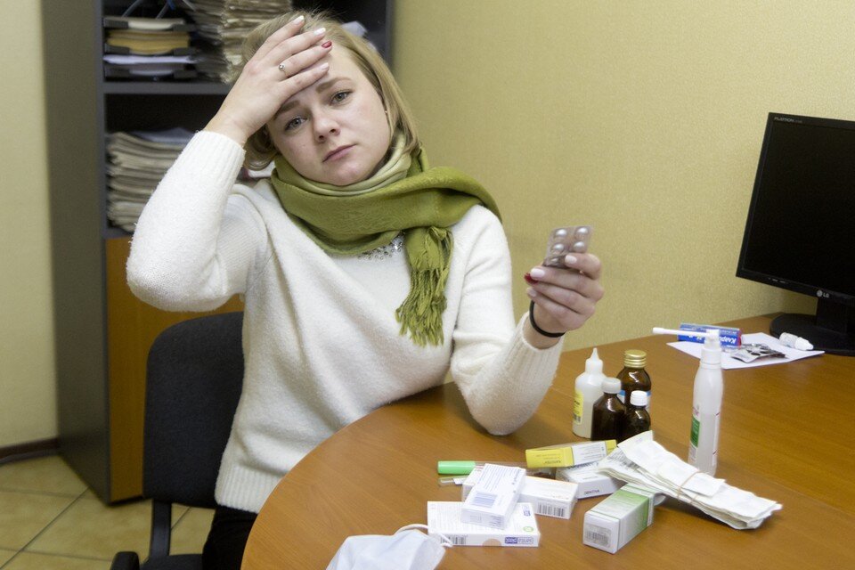     За последнюю неделю заболевших ОРВИ стало в 1,5 раза больше, чем за предыдущую. Юлия ПЫХАЛОВА