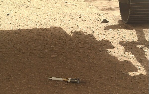 капсула с образцом на Марсе  📷
