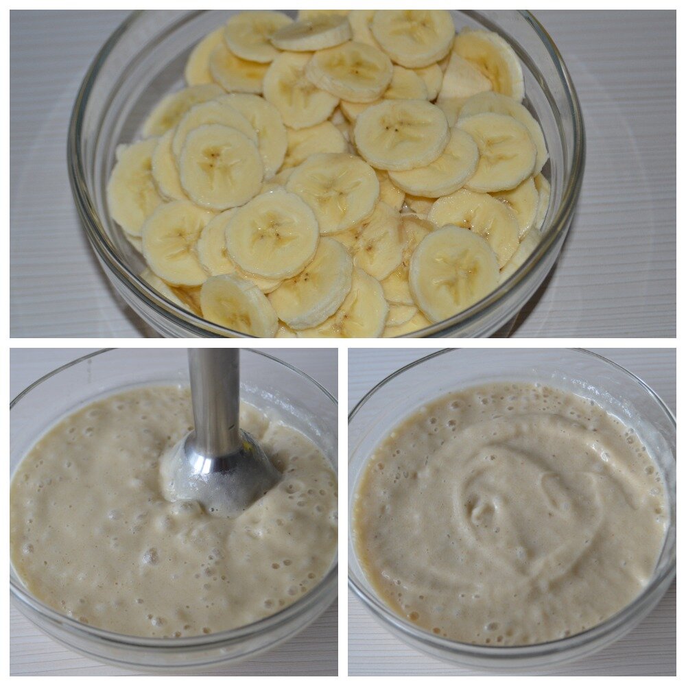 Песочный пирог с бананом и творогом в духовке — рецепт приготовления с фото