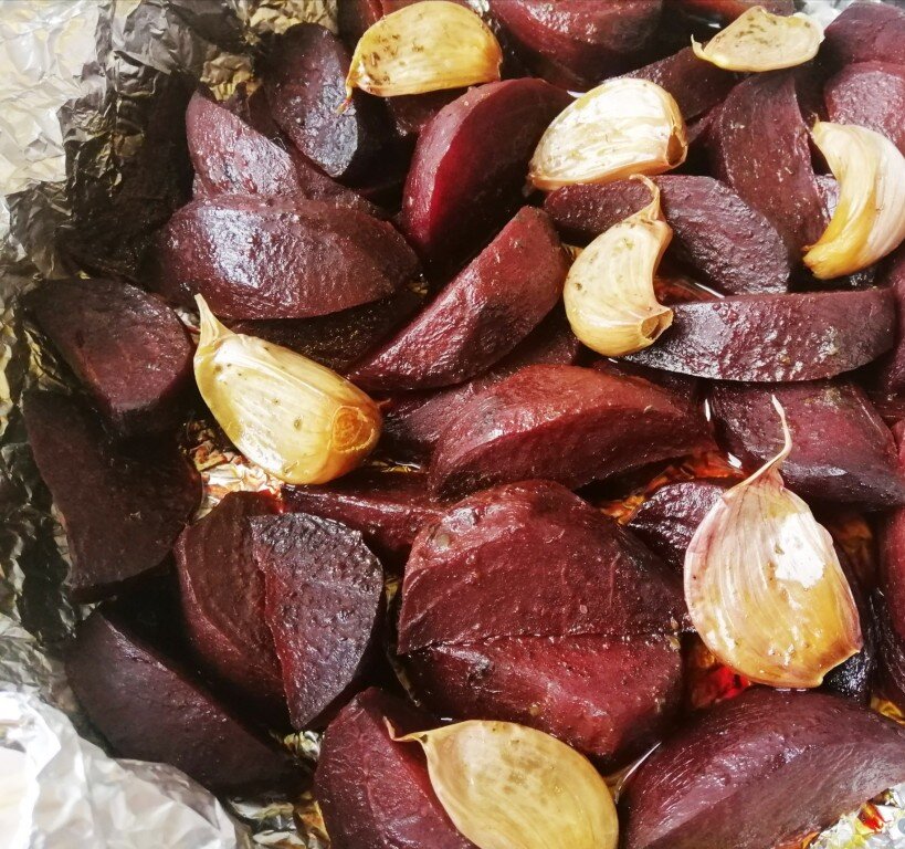 Свекла, гарнир, жареная свекла, вкусная еда