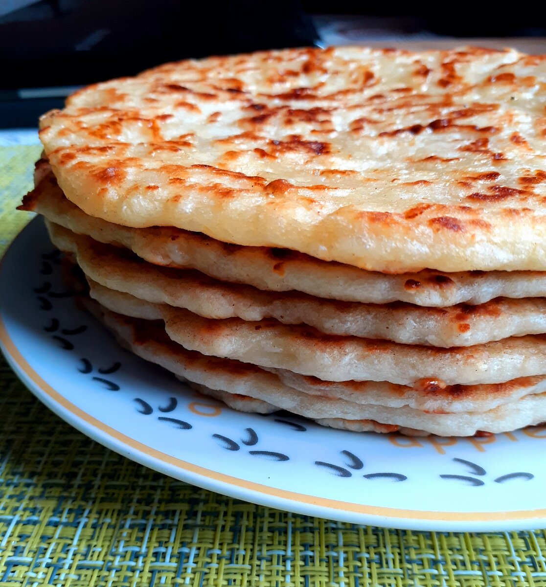 Лепёшки на сковороде из муки