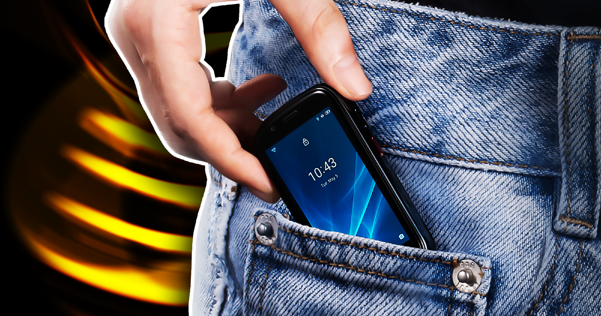 Смартфон Unihertz Jelly 2 действительно очень скромных размеров