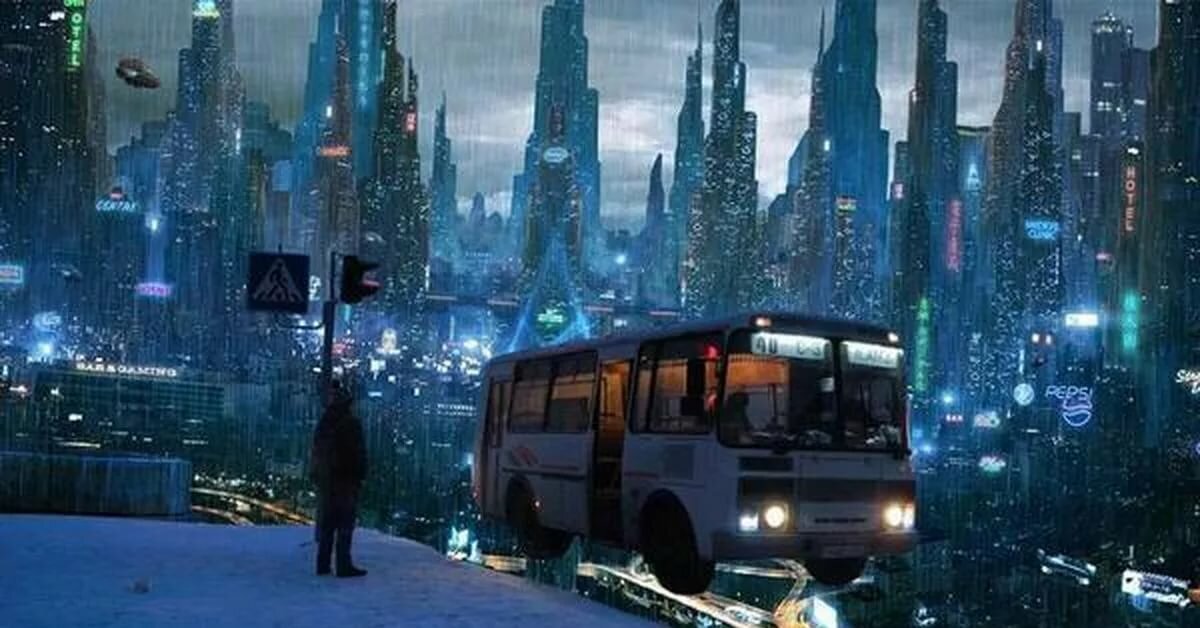 В будущем будут летающие машины Мем