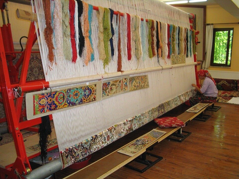 Турецкие шелковые ковры