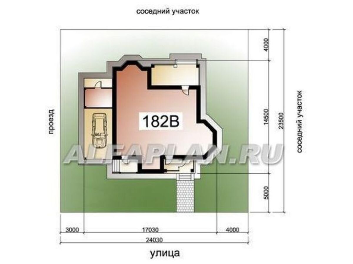 Проект мансардного дома 182В «Зальцбург» | Популярные проекты домов  Альфаплан | Дзен