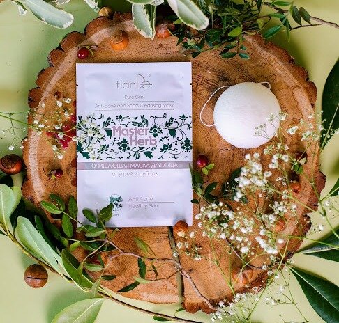 Очищающая маска TianDe серия MasterHerb