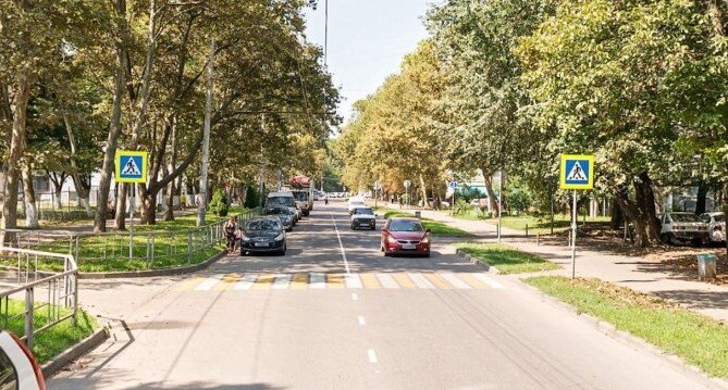 Пешеходный переход до ремонта.