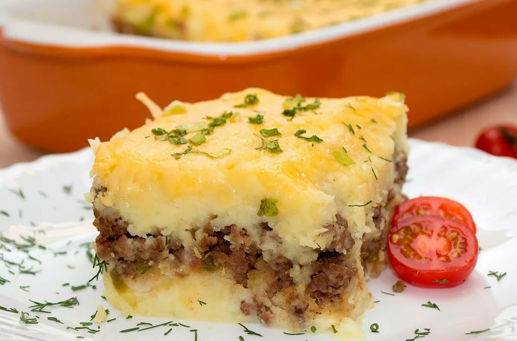 Запеканка карта картофельная с мясом