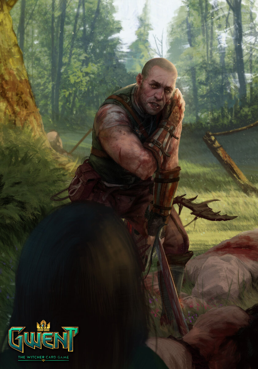 Арт для конкурса по Gwent, автор Mirko Faiolini