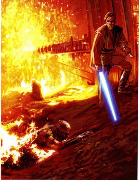 Побеждённый Энакин в оригинальном сюжете