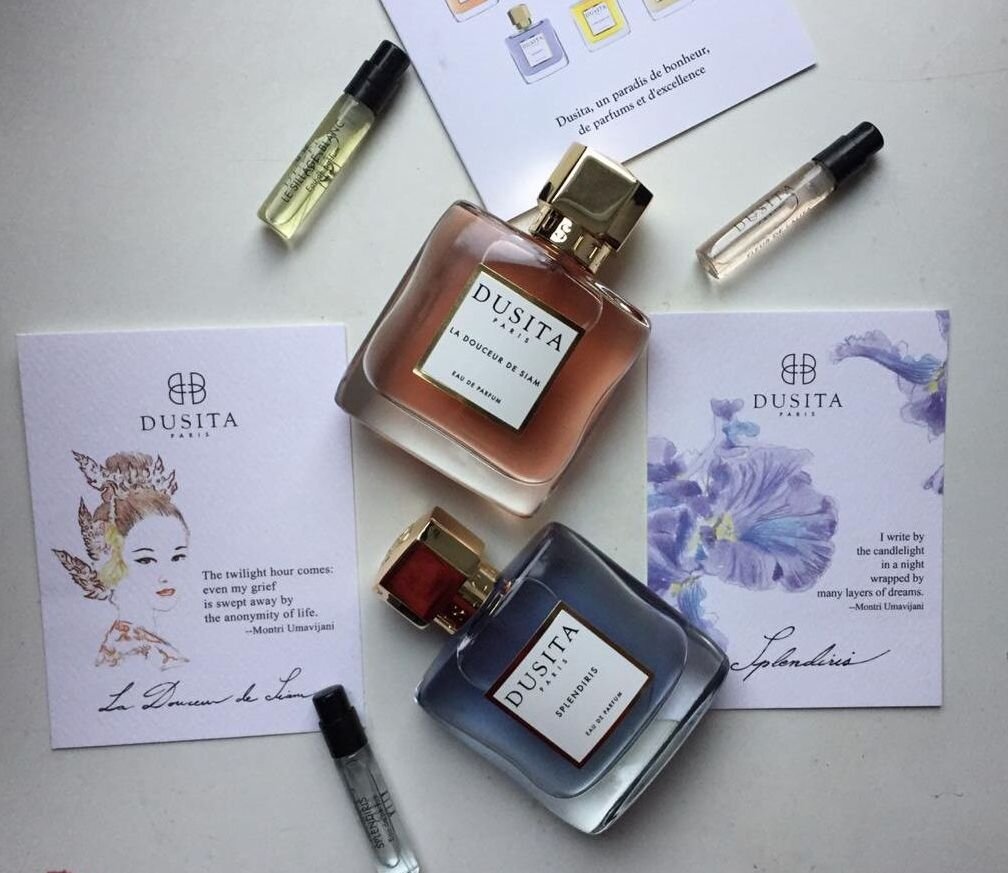 На фото ароматы Splendiris и La Douceur de Siam из коллекции Парфюм дня