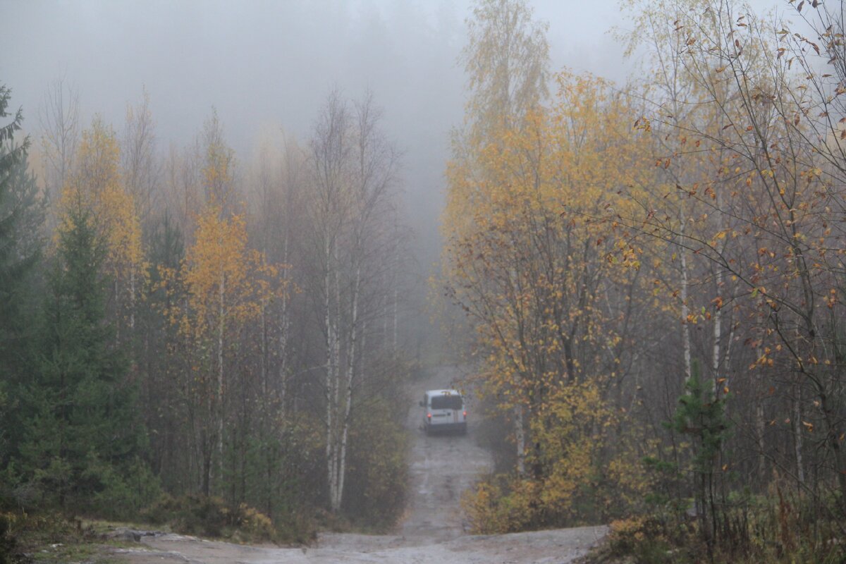 По дороге к водопаду "Белые мосты"