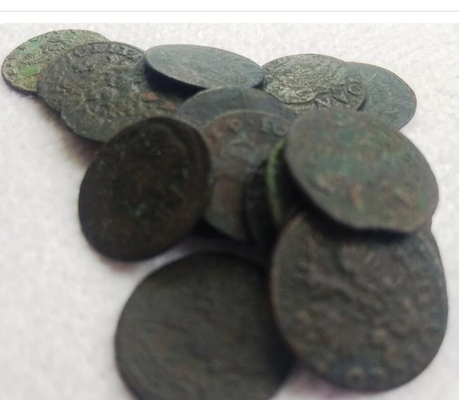 Солиды (боратинка), аверс, реверс, 1666 год