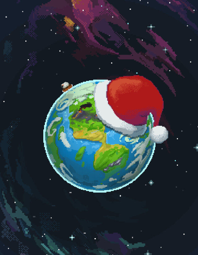 Новогодняя загрузка WorldBox 