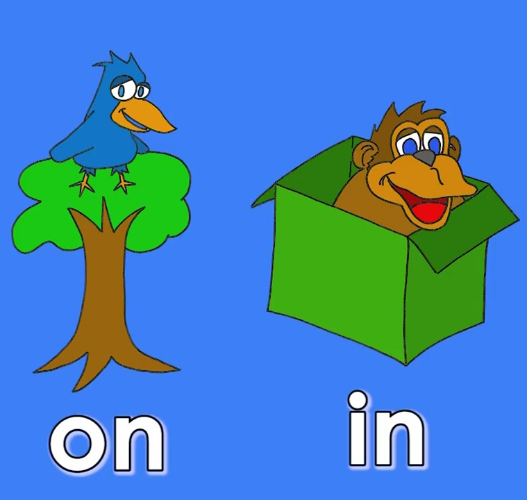 Was were cartoon for kids. Предлоги in on under. Предлоги in on under by. Prepositions on in under for Kids. In on under для детей.