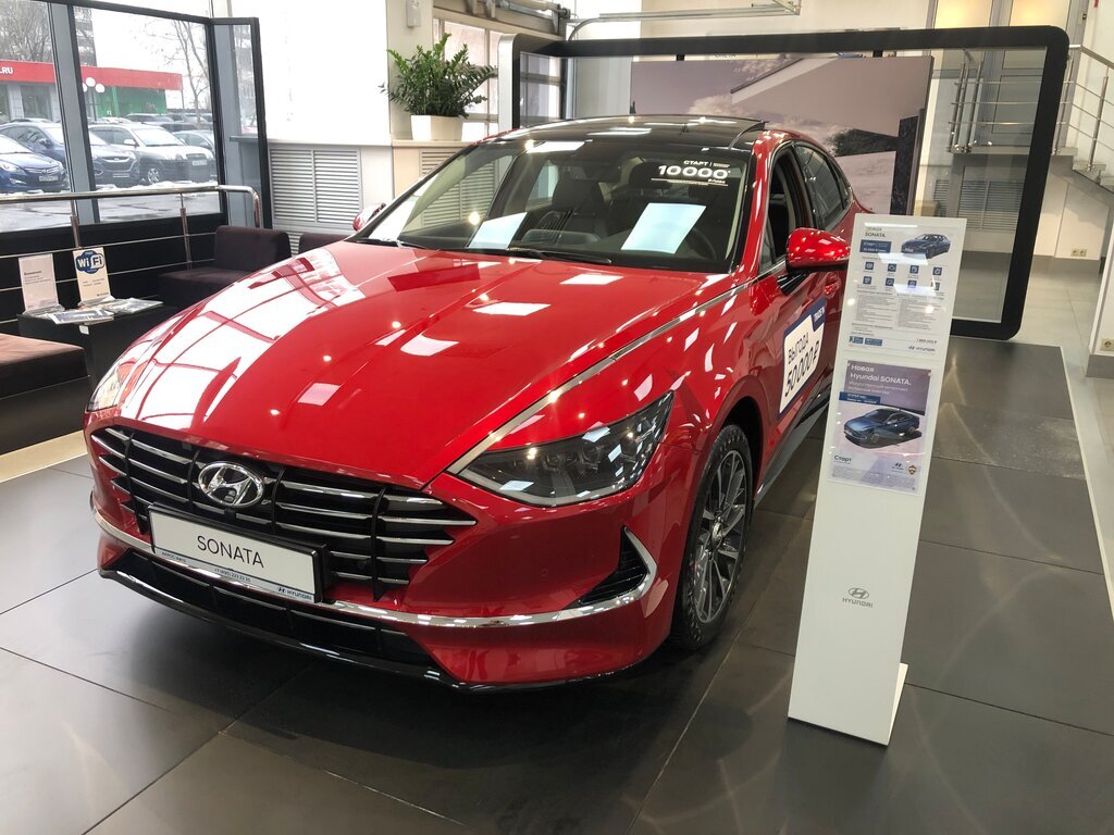 Склад автомобилей Hyundai