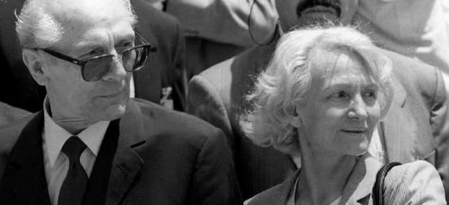 Эрих Хонеккер с женой Маргот Хонеккер. Фото взято из открытых источников.