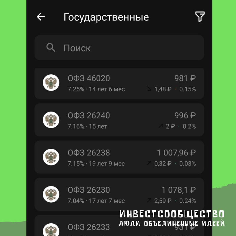 Офз берем за бенчмарк