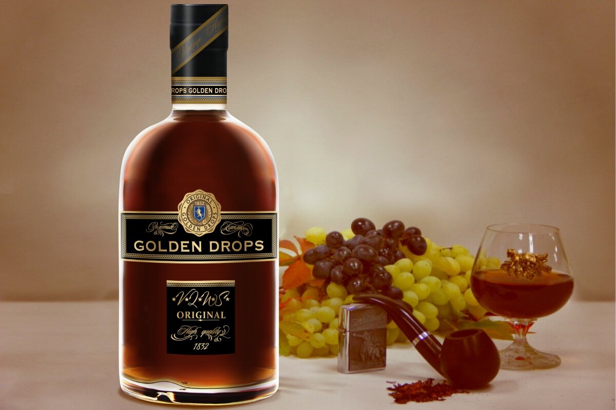 Golden Drops - российский коньяк