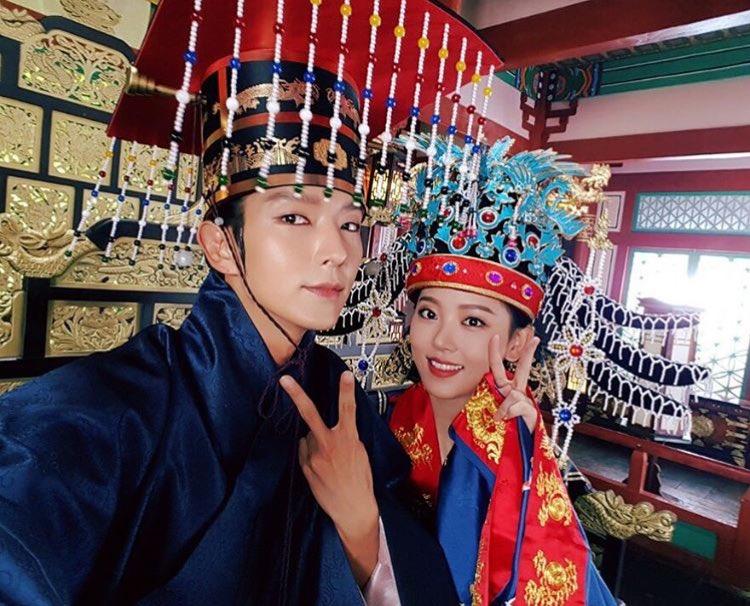 На съёмках Ли Джун Ги и Кан Ха На  было весело