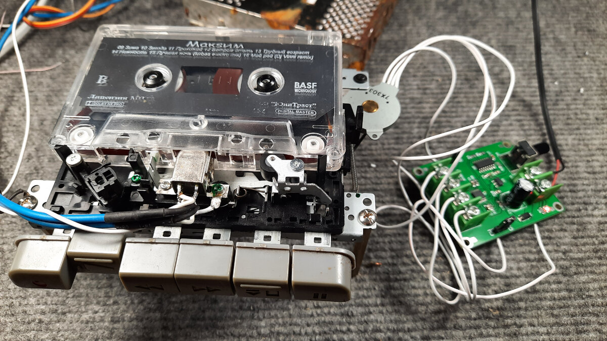 Прикрутил к ЛПМ двигатель BLDC.