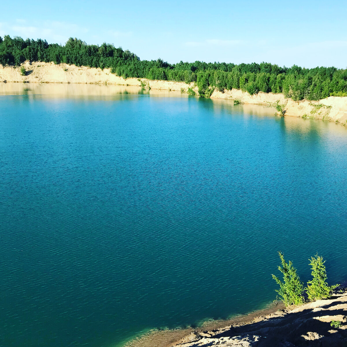 Фото не подходит, но озеро….