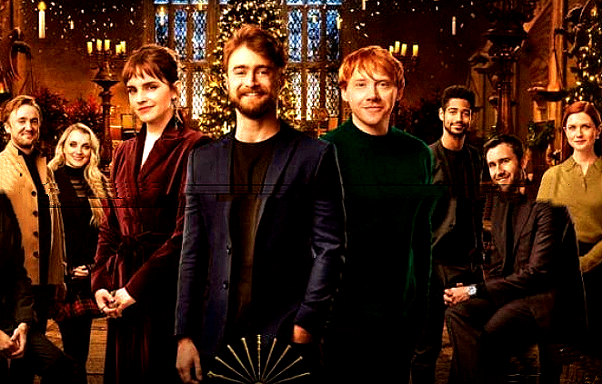 Обложка к документальному фильму "Гарри Поттер: возвращение в Хогвартс"