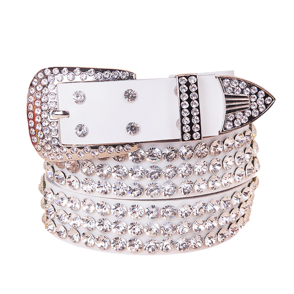 Яркий ремешок со стразами