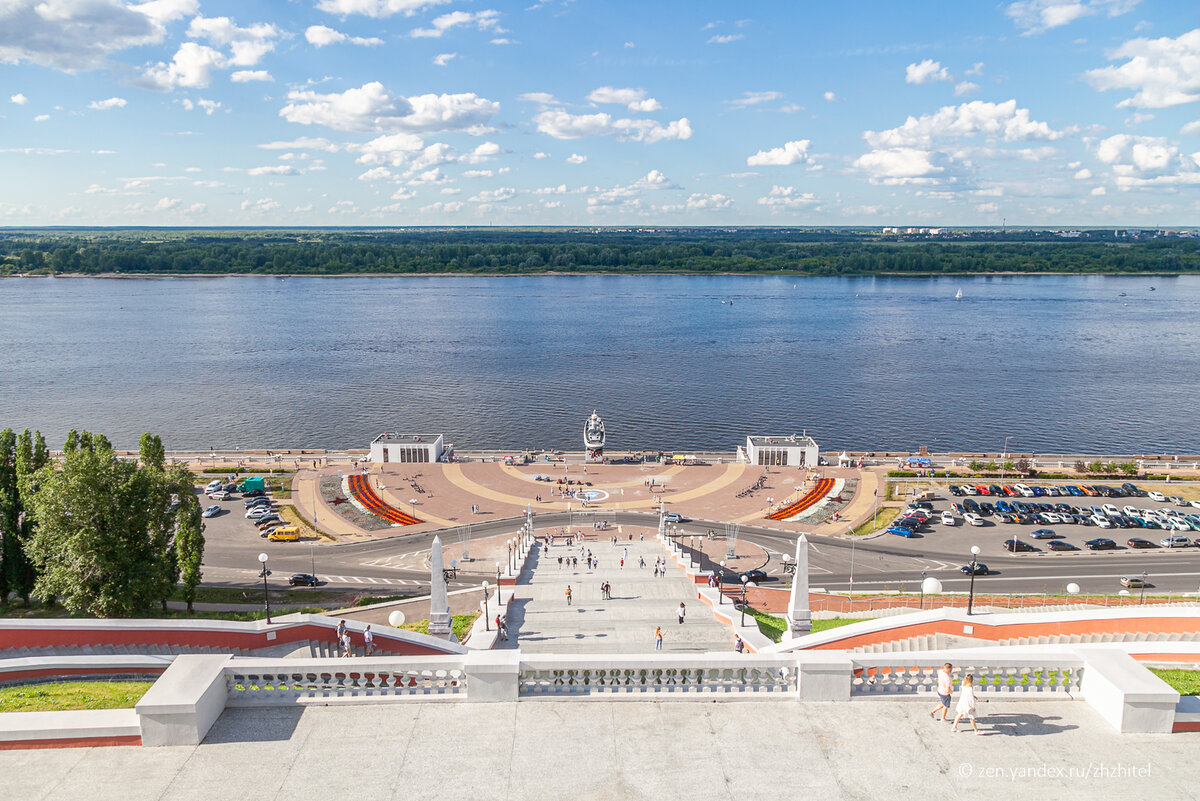 Нижний Новгород набережная Волги