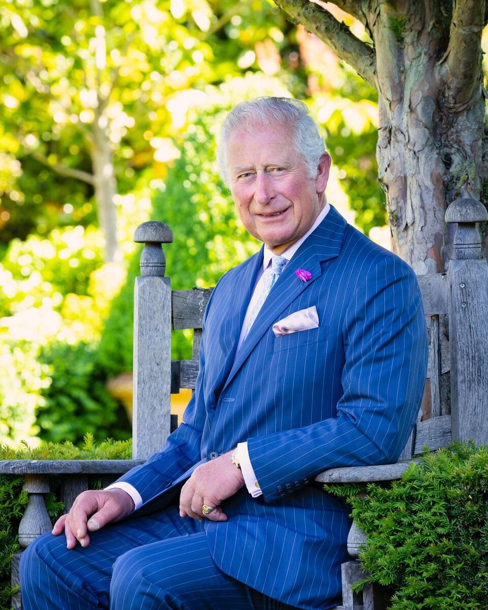 Портрет принца Чарльза, тогда еще наследника престола. Фото instagram.com/clarencehouse
