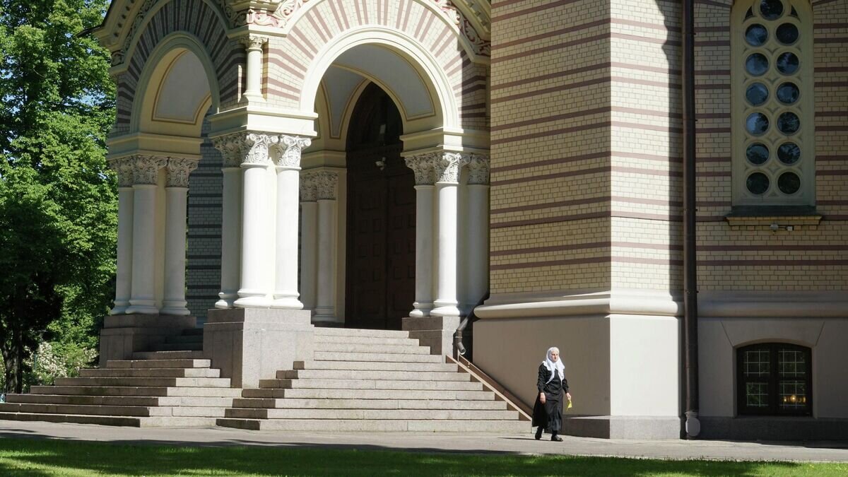    Рижский кафедральный собор Рождества Христова на улице Бривибас в Риге© РИА Новости / Игорь Зарембо