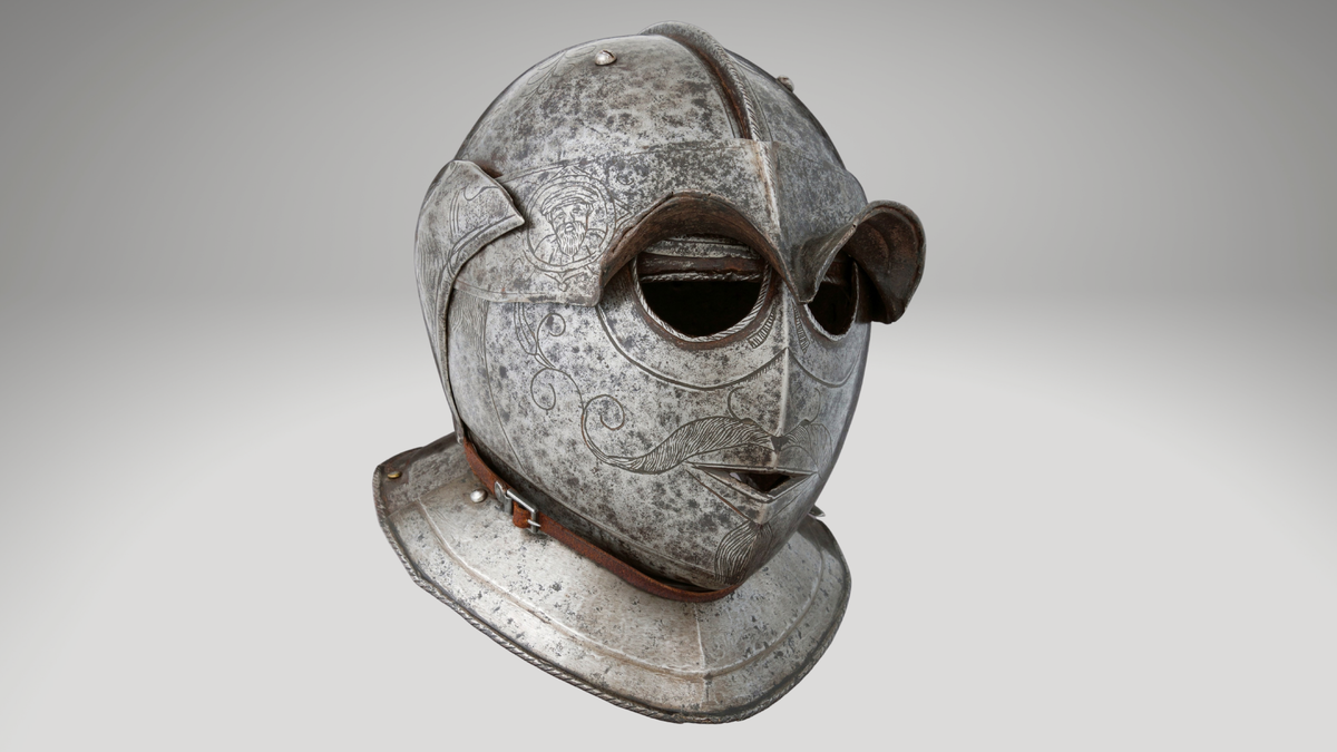 Шлем, Италия, 1625 г. © Метрополитен-музей, Нью-Йорк
