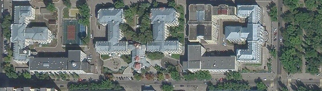 СГУ, вид сверху.