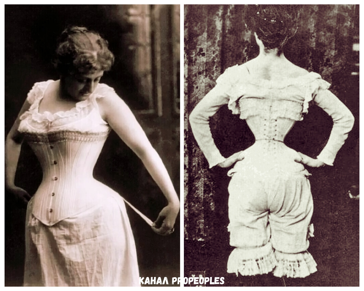 Корсетные изделия для женщин. Коллаж автора.