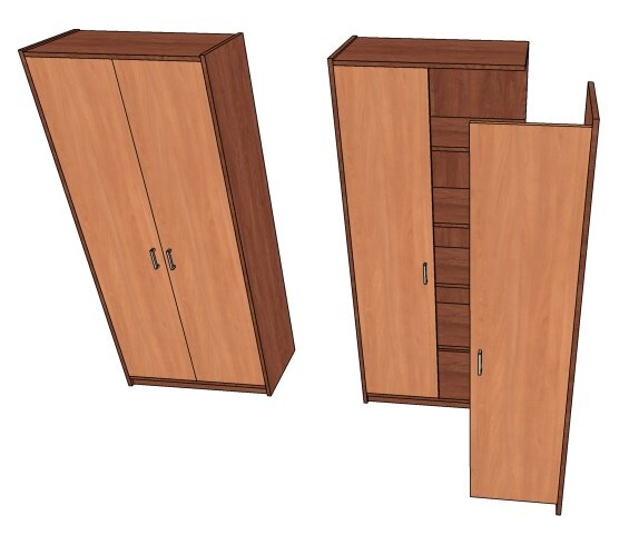 Как сделать угловой шкаф своими руками c фурнитурой и наполнением IKEA