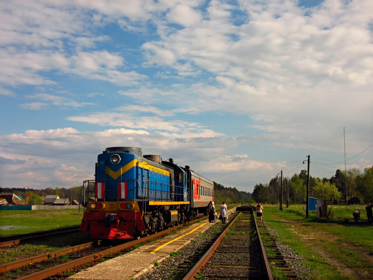 Поезд Пачелма - Морсово. Пензенская область.