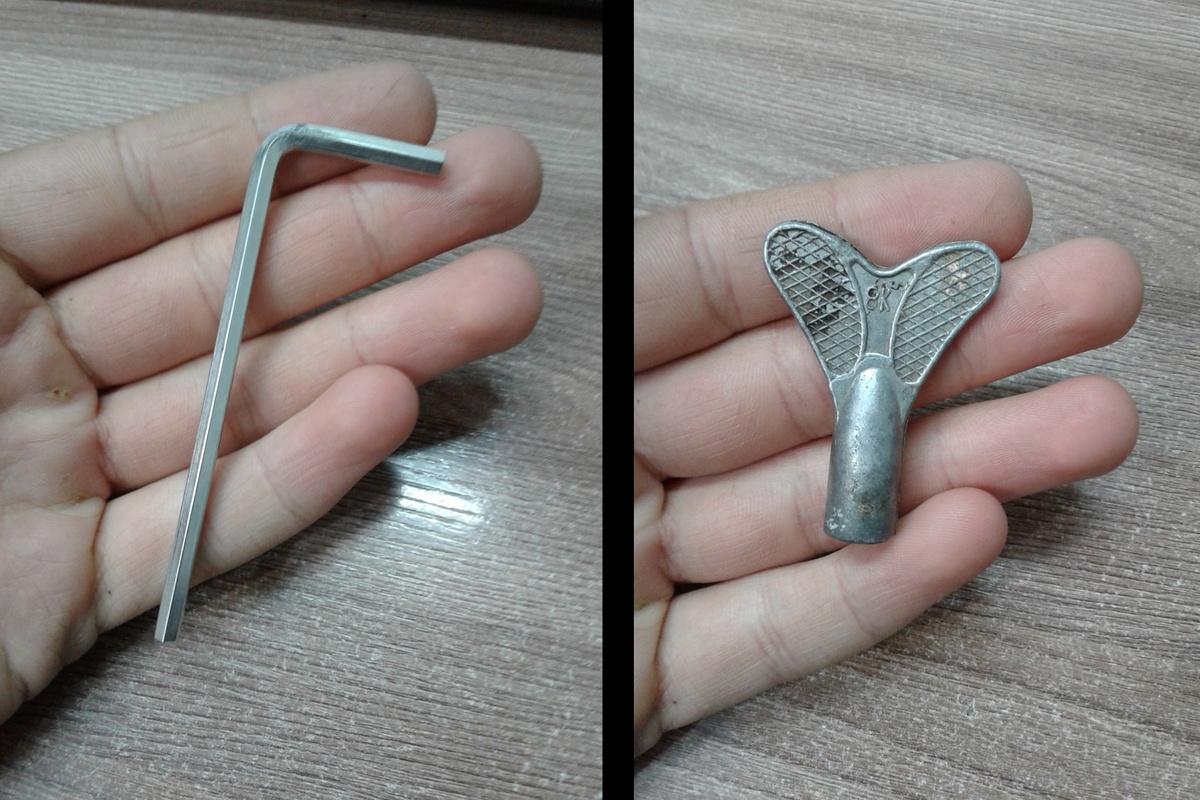 Слева замена гитарного ключа, а справа непосредственно тот самый ключ