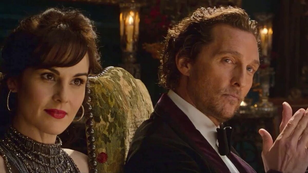 Мишель Докери. Кадр из фильма "Джентльмены". Фото из открытых источников