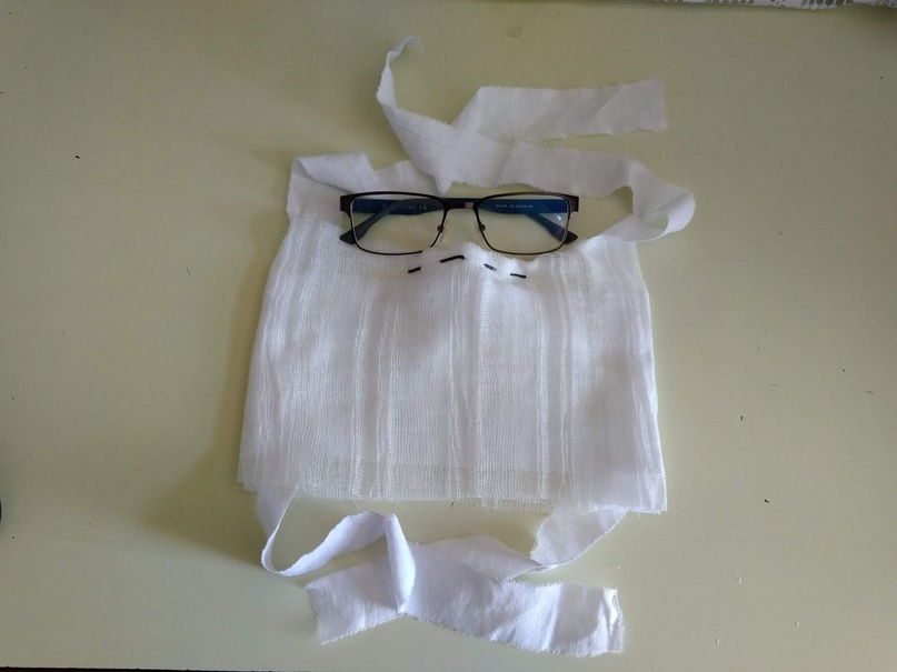 Маска из бинта