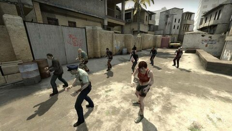 Множество дополнительных режимов игры, но это уже для любителя (surf, deathrun, zombie, bhop и тд)