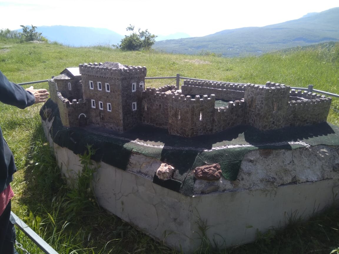 Макет крепости. Вид первоначальный.