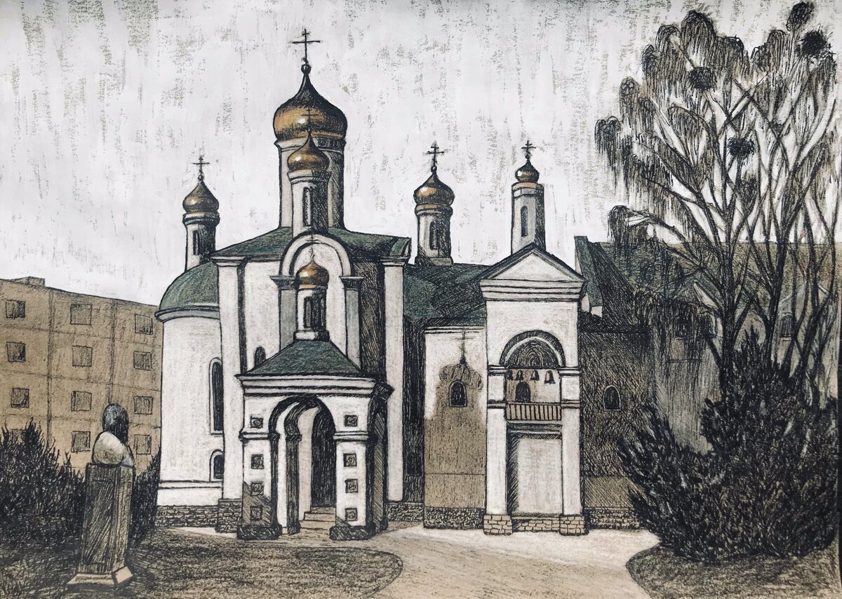 Достопримечательности тольятти рисунки