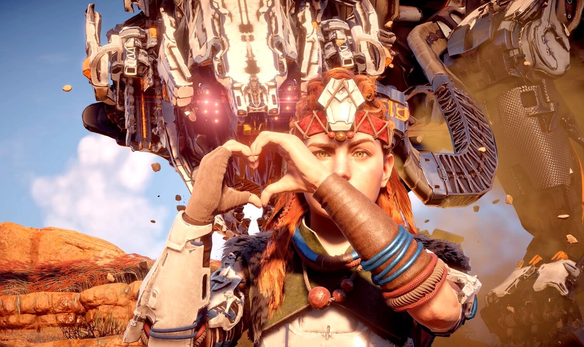 Собственный скриншот из игры Horizon Zero down
