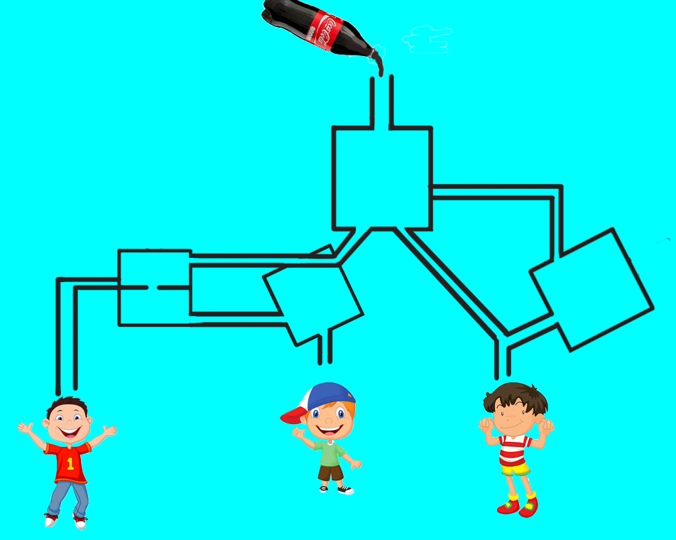 кто быстрее напьётся напитка?