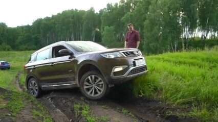 Сравниваю работу полного привода на Skoda Kodiaq, Haval F7 и Geely Atlas: