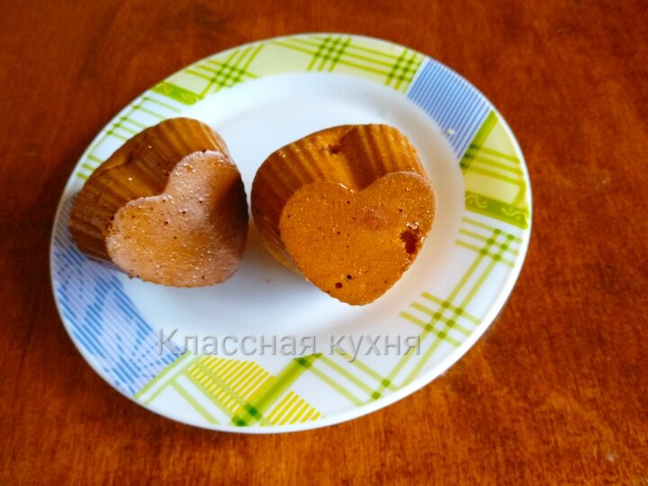 Кексы на сгущёнке. Фото автора канала "Классная кухня".