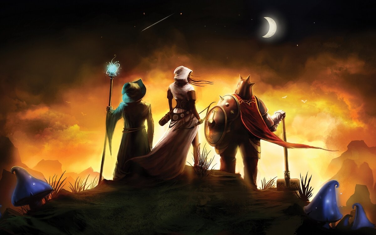 Главные персонажи игры.