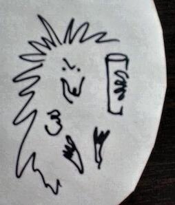 карикатура автора. 